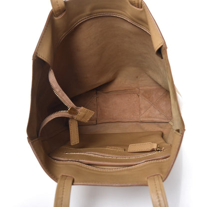 Celine Lambskin Vertical Cabas Beige 5 of 14