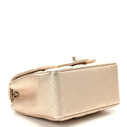 Chanel Metallic Lambskin Quilted Mini Square Flap Gold 4 of 10