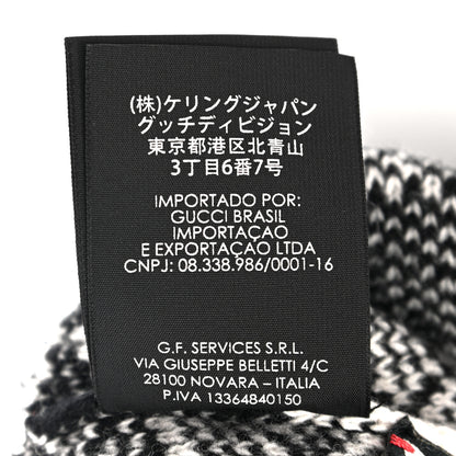 Gucci Wool Appside Beanie L Black Ivory 7 of 7