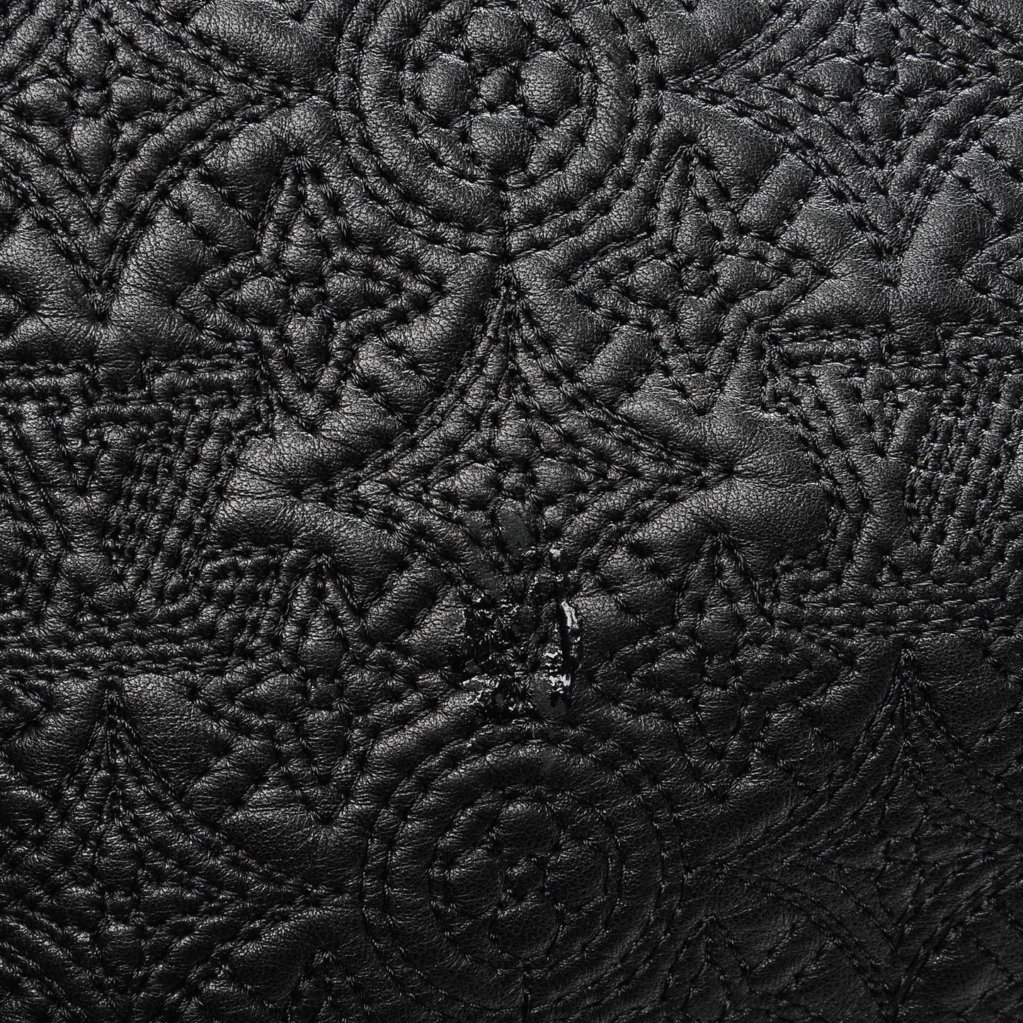 Monogram Lambskin Antheia Hobo PM Black
