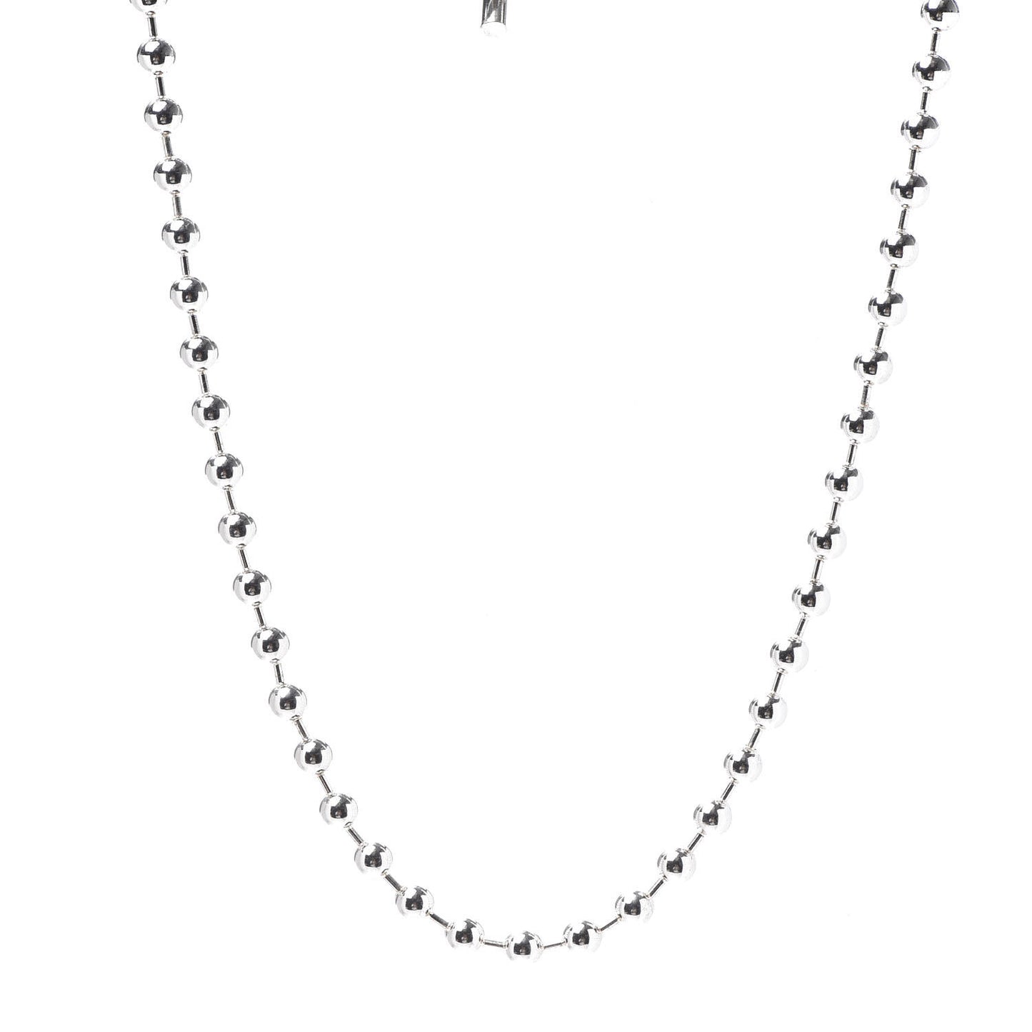 Sterling Silver Boule Toggle Necklace