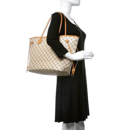 Louis Vuitton Damier Azur Neverfull MM 2 of 16