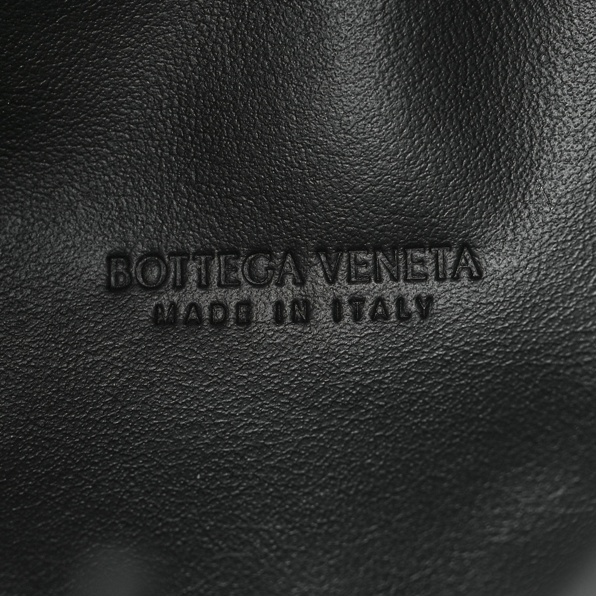 Bottega Veneta Calfskin Small Drawstring Pyramid Pouch Black 6 of 11