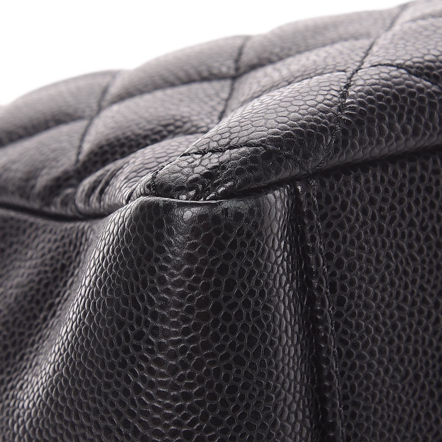Chanel Caviar Quilted Grand Shopping Tote GST Black 10 of 12