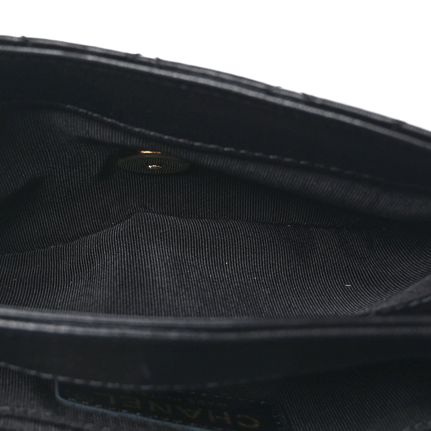 Chanel Lambskin Quilted CC Unchained Crossbody Black 6 of 13