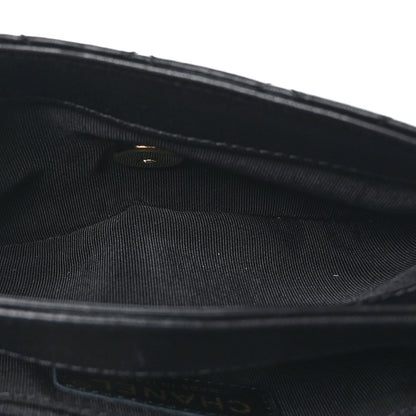 Chanel Lambskin Quilted CC Unchained Crossbody Black 6 of 13