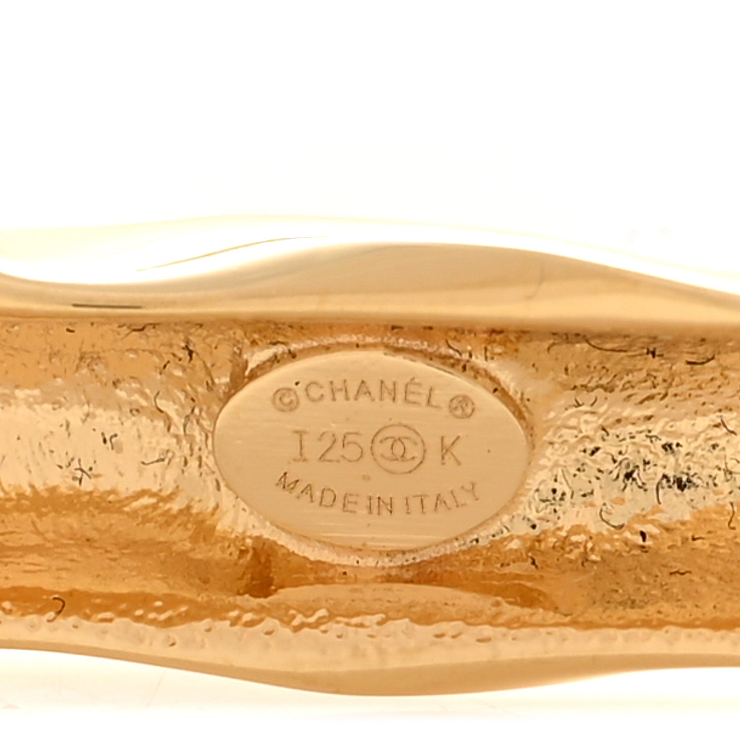 Chanel Metal Pearl Pencil Brooch Gold 3 of 4