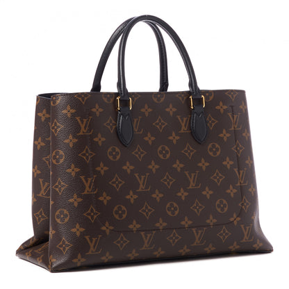 Louis Vuitton Monogram Flower Tote Black 2 of 7