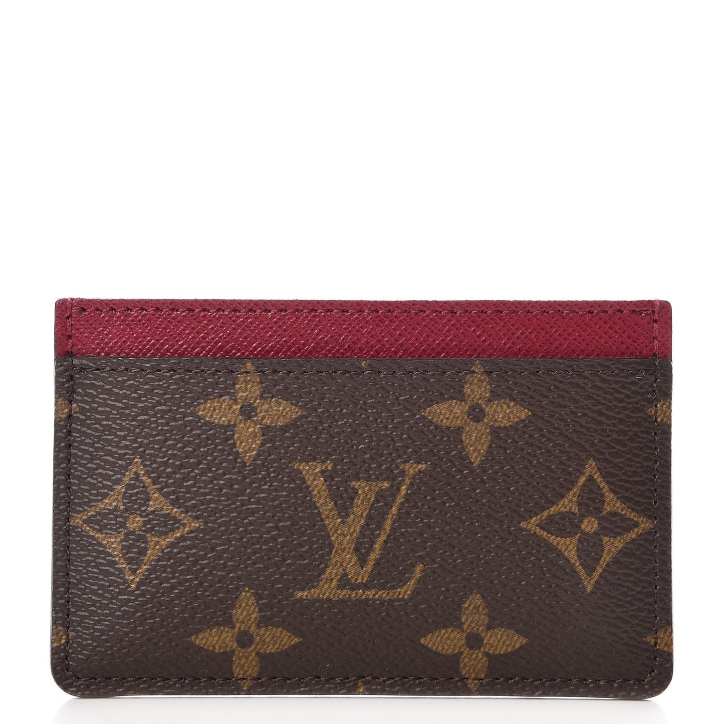 Monogram Card Holder Fuchsia