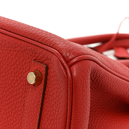Hermes Togo Birkin 30 Vermillion 18 of 19