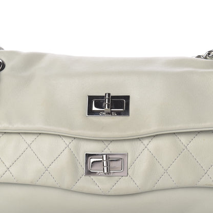 Chanel Lambskin Quilted Large Mademoiselle Double Flap Light Green 11 of 12