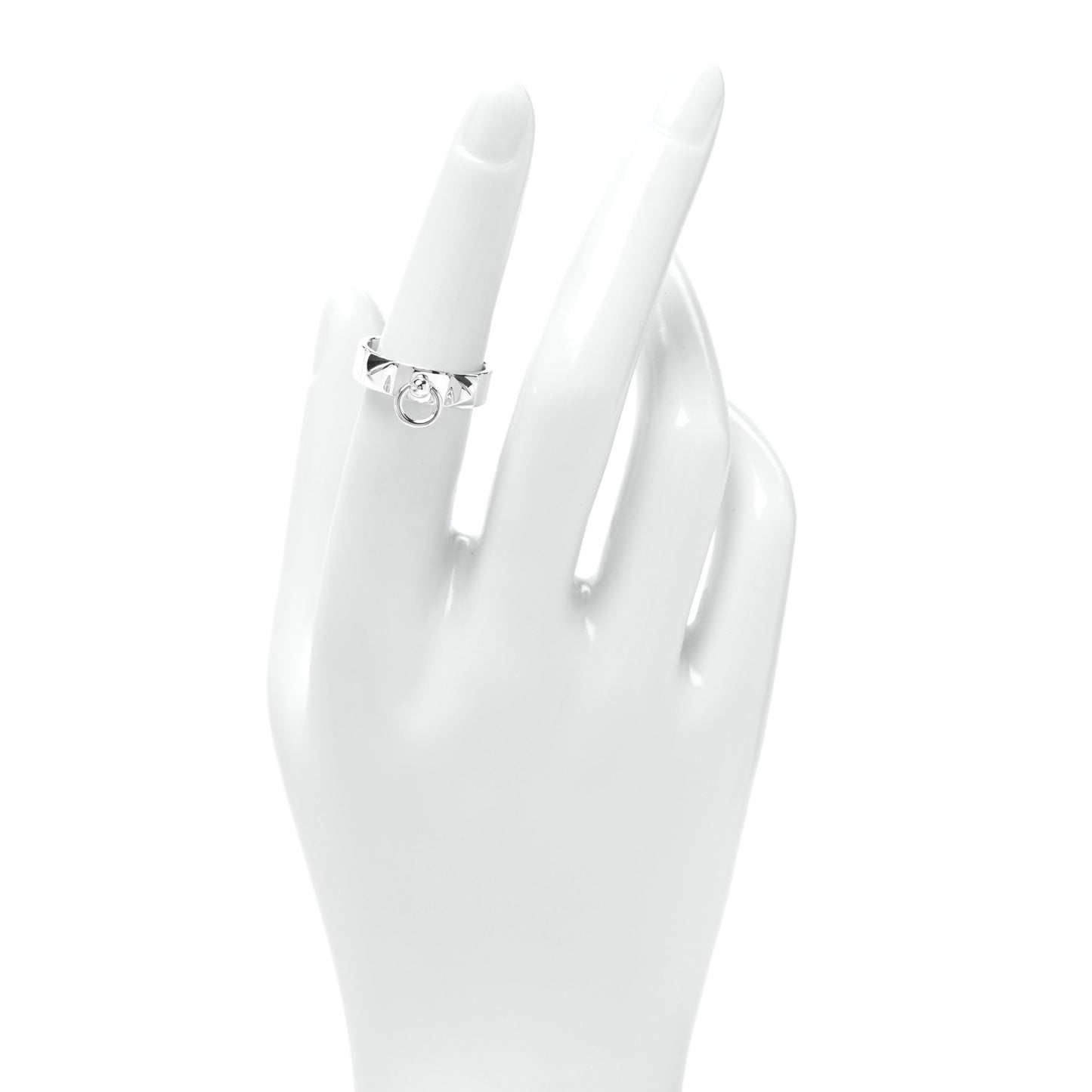 Sterling Silver PM Collier De Chien Ring 52 6