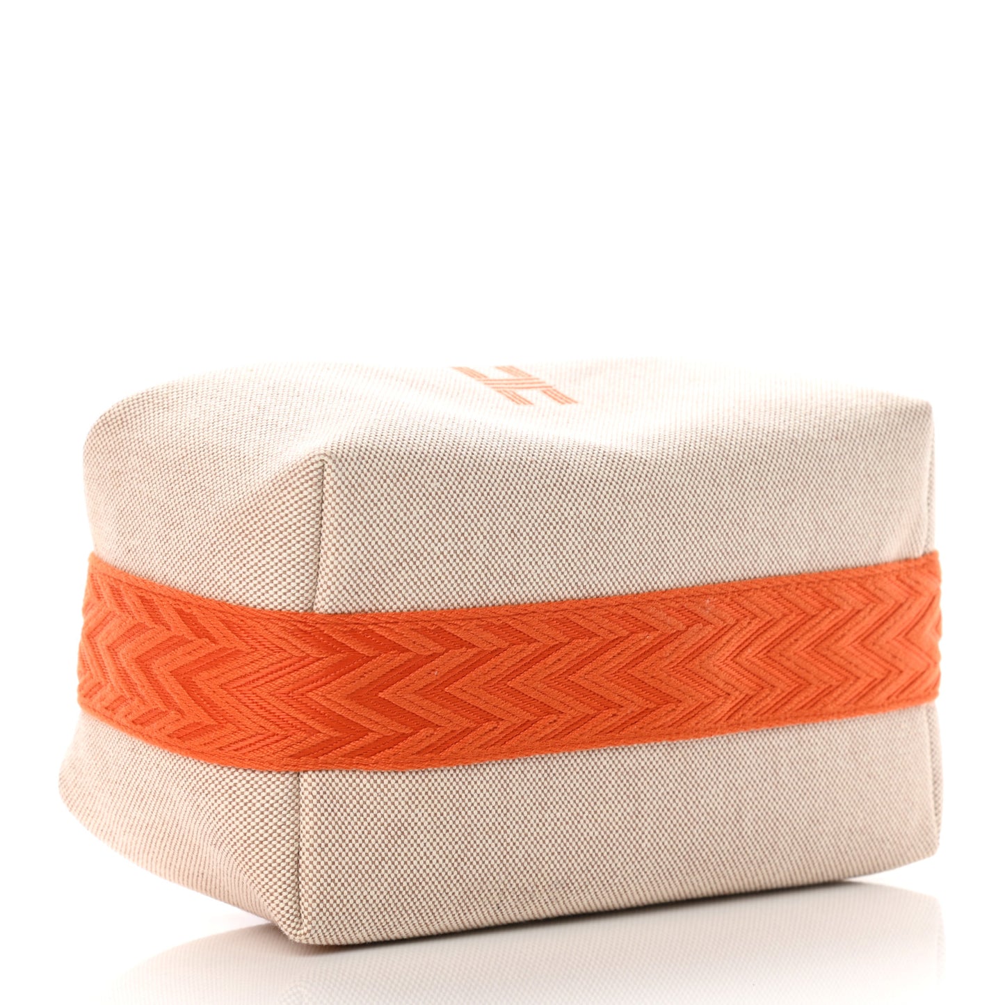 Canvas Small Bride-A-Brac Pouch Natural Orange