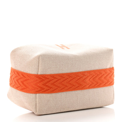 Hermes Canvas Small Bride-A-Brac Pouch Natural Orange 4 of 8