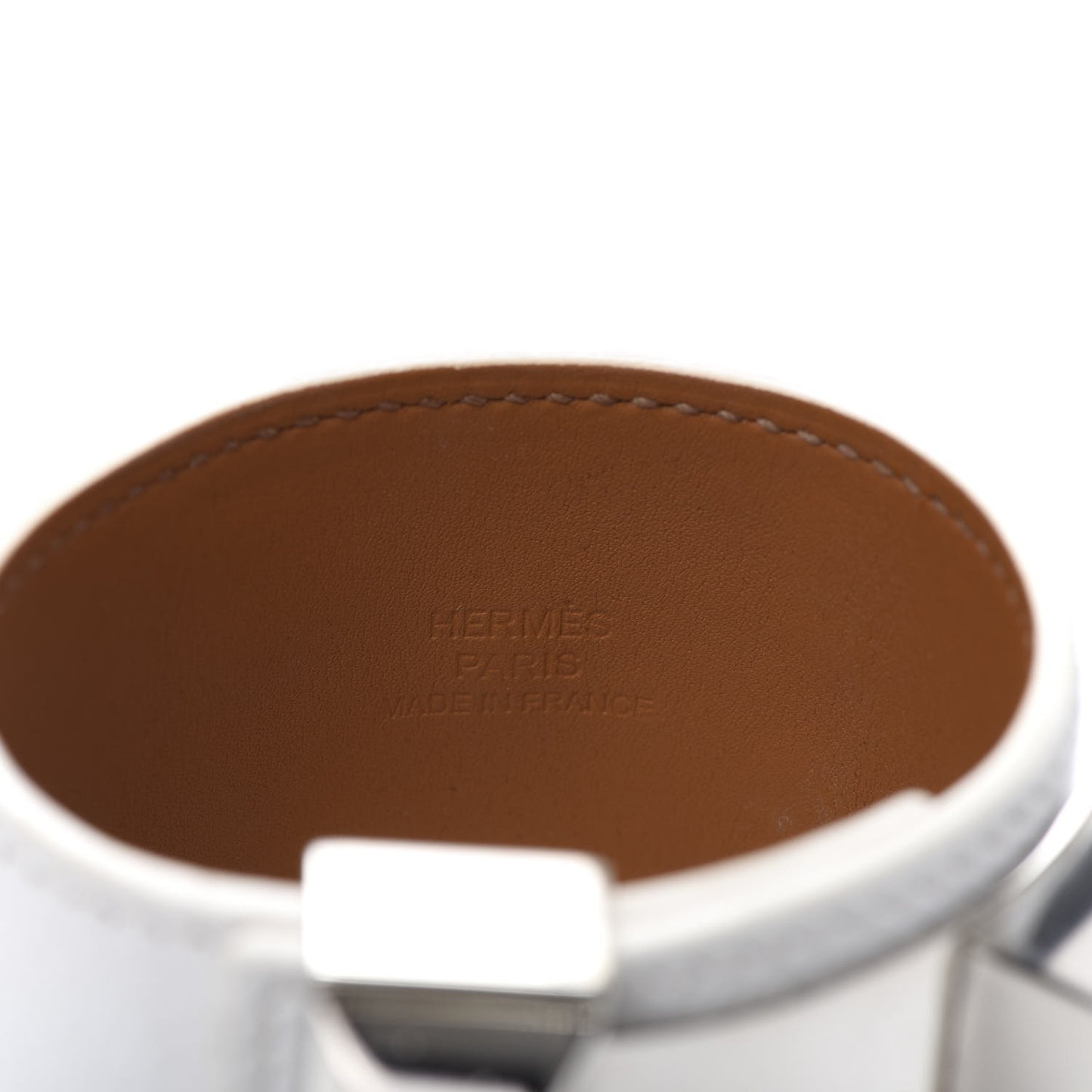 Epsom Collier de Chien CDC Bracelet T2 White