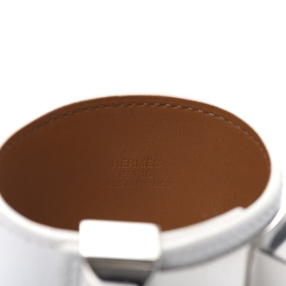 Hermes Epsom Collier de Chien CDC Bracelet T2 White 6 of 9