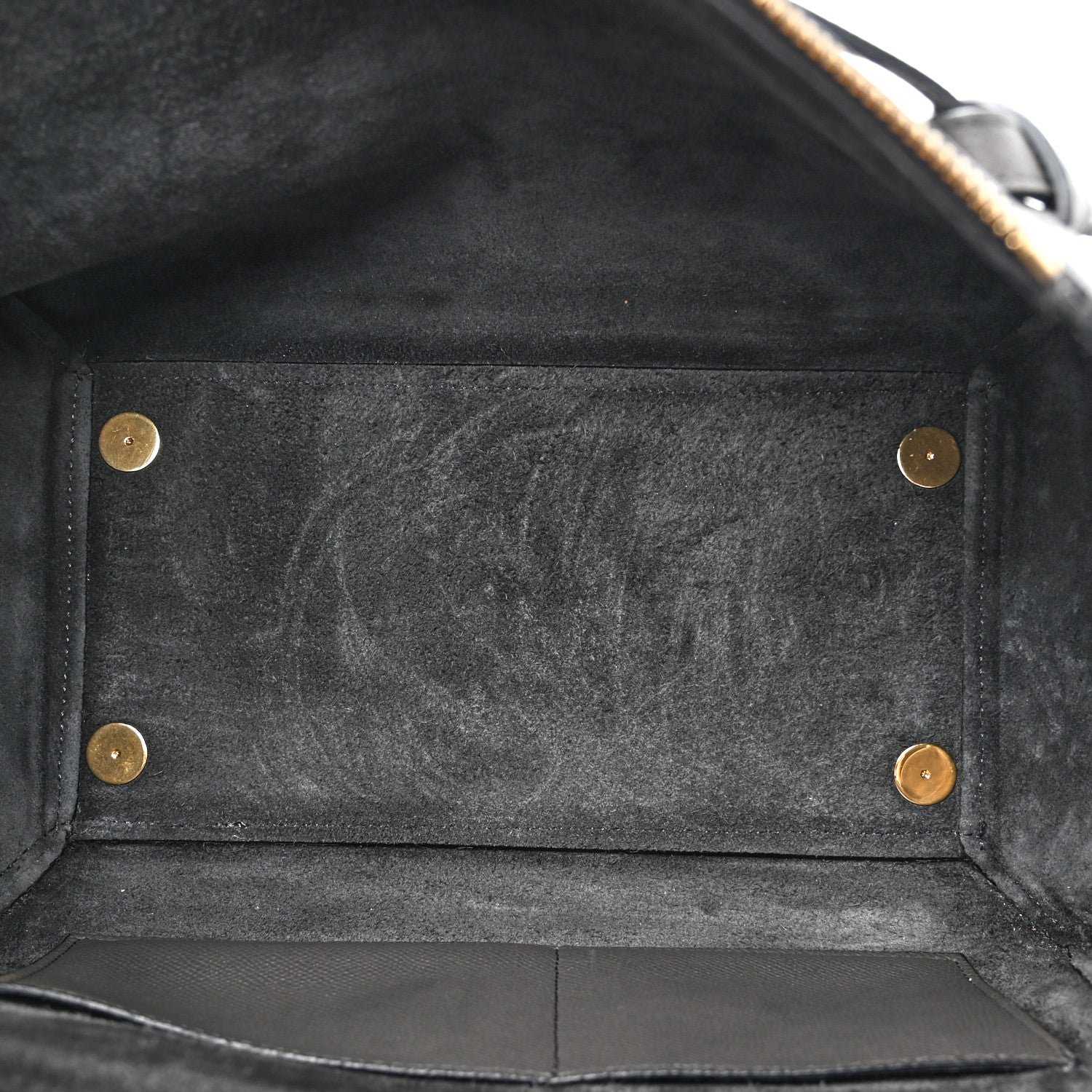Celine Grained Calfskin Mini Belt Bag Grey 5 of 14