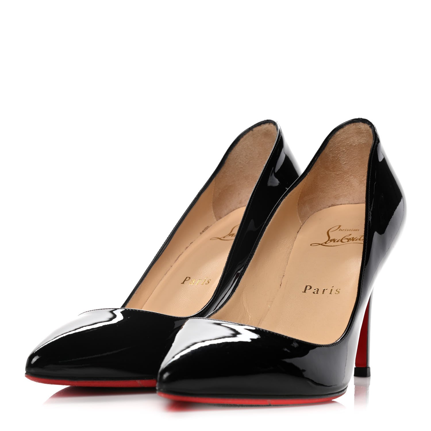 Christian Louboutin Patent Pigalle 85 Pumps 36.5 Black 3 of 10