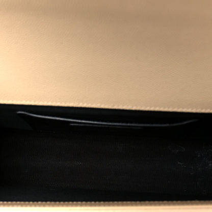 Saint Laurent Grain De Poudre Medium Monogram Kate Satchel Nude Powder 5 of 11