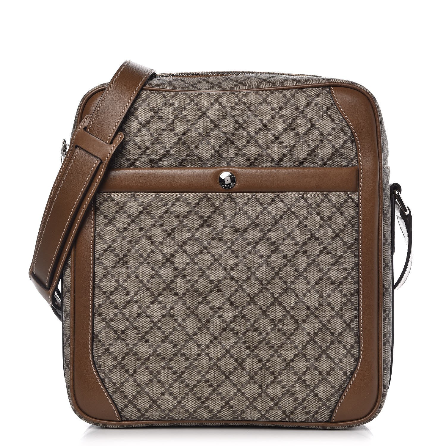 Gucci Diamante Shoulder Bag Marron Glace 1 of 8