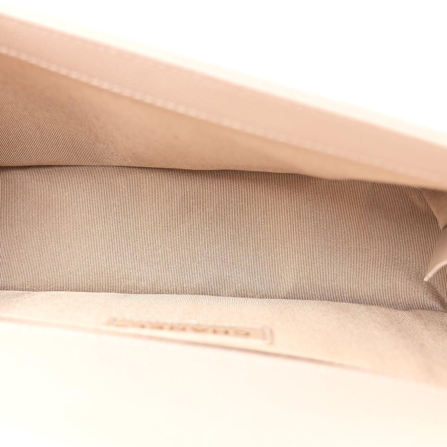 Caviar Quilted Medium Boy Flap Dark Beige