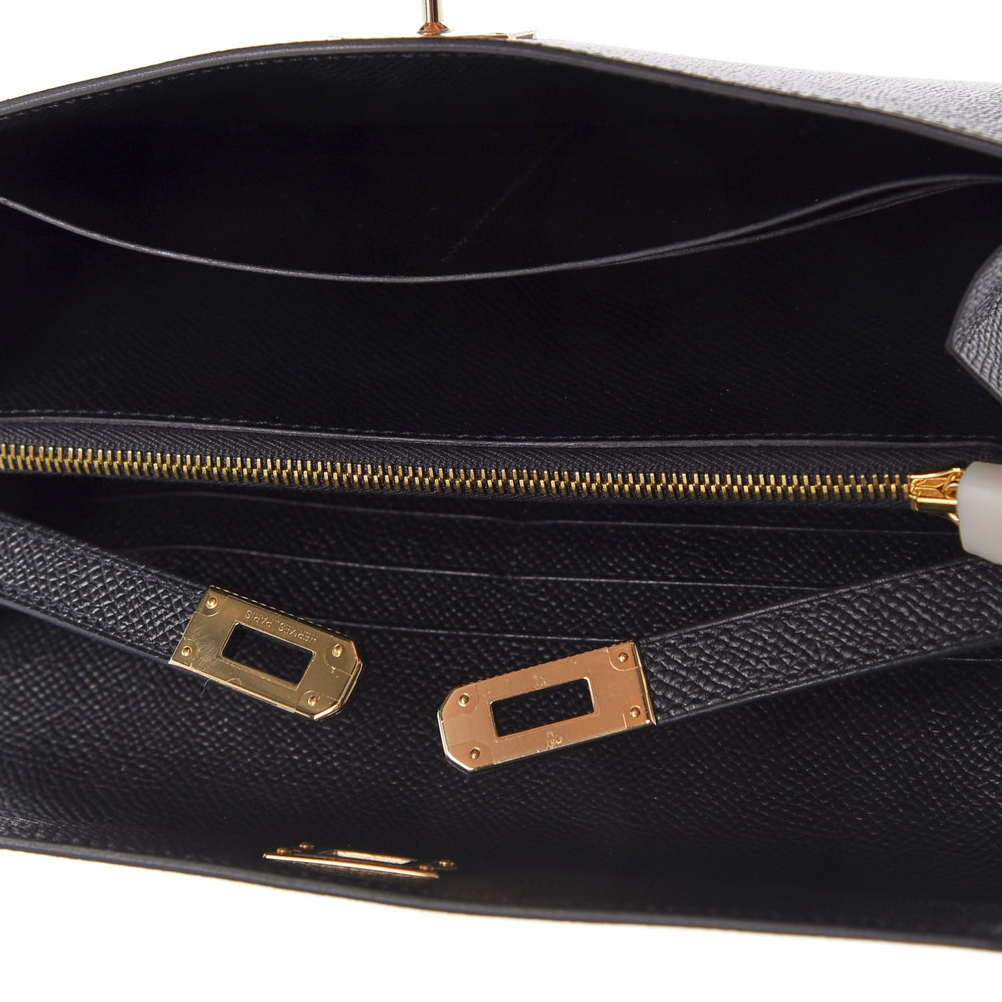 Epsom Kelly Longue Wallet Black