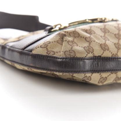 Gucci Monogram Hasler Hobo Dark Brown 9 of 13