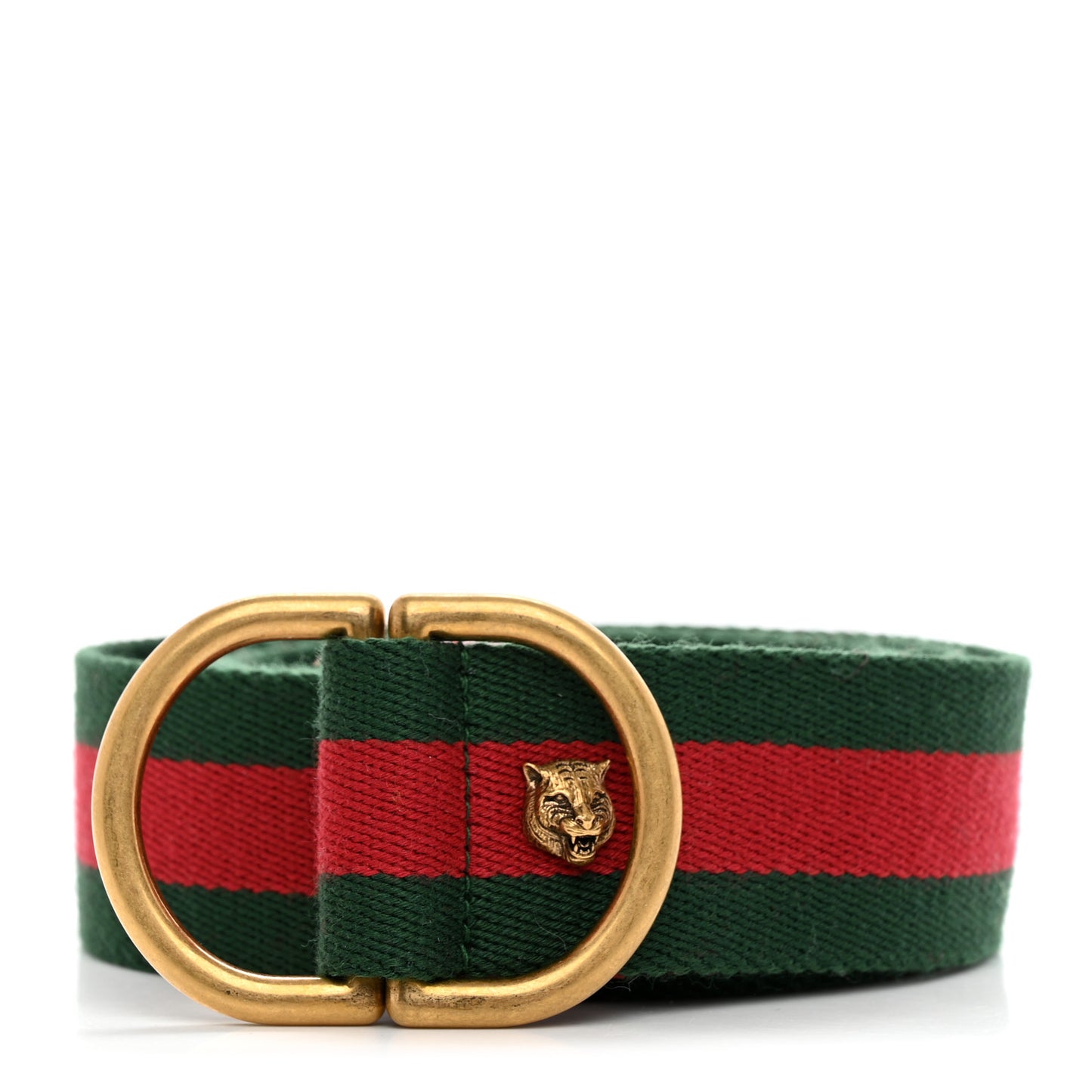Web Feline D Ring Belt 90 36 Red Green
