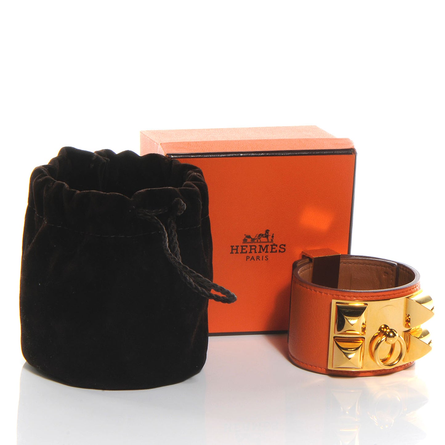 Swift Collier de Chien CDC Bracelet Orange Size Small