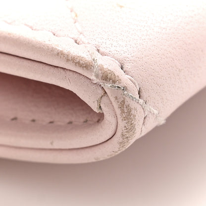 Chanel Lambskin Quilted Flap Card Holder Light Pink 10 of 11