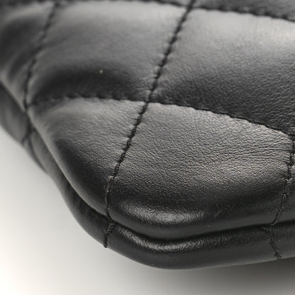 Chanel Lambskin Quilted Crossbody Bag Black 8 of 9