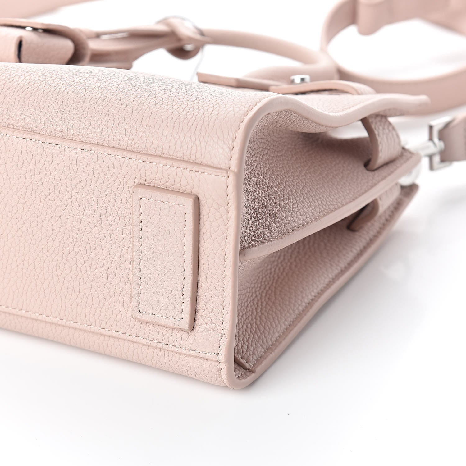 Saint Laurent Grained Calfskin Nano Supple Sac De Jour Marble Pink 10 of 10