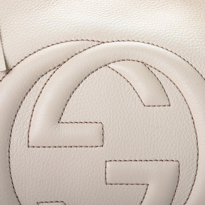 Gucci Cellarius Calfskin Soho Hobo Mystic White 8 of 8