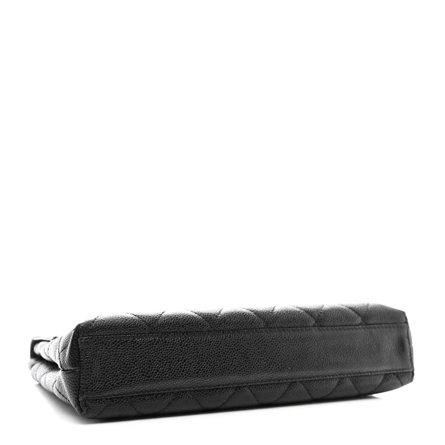 Caviar Quilted CC Clutch Black