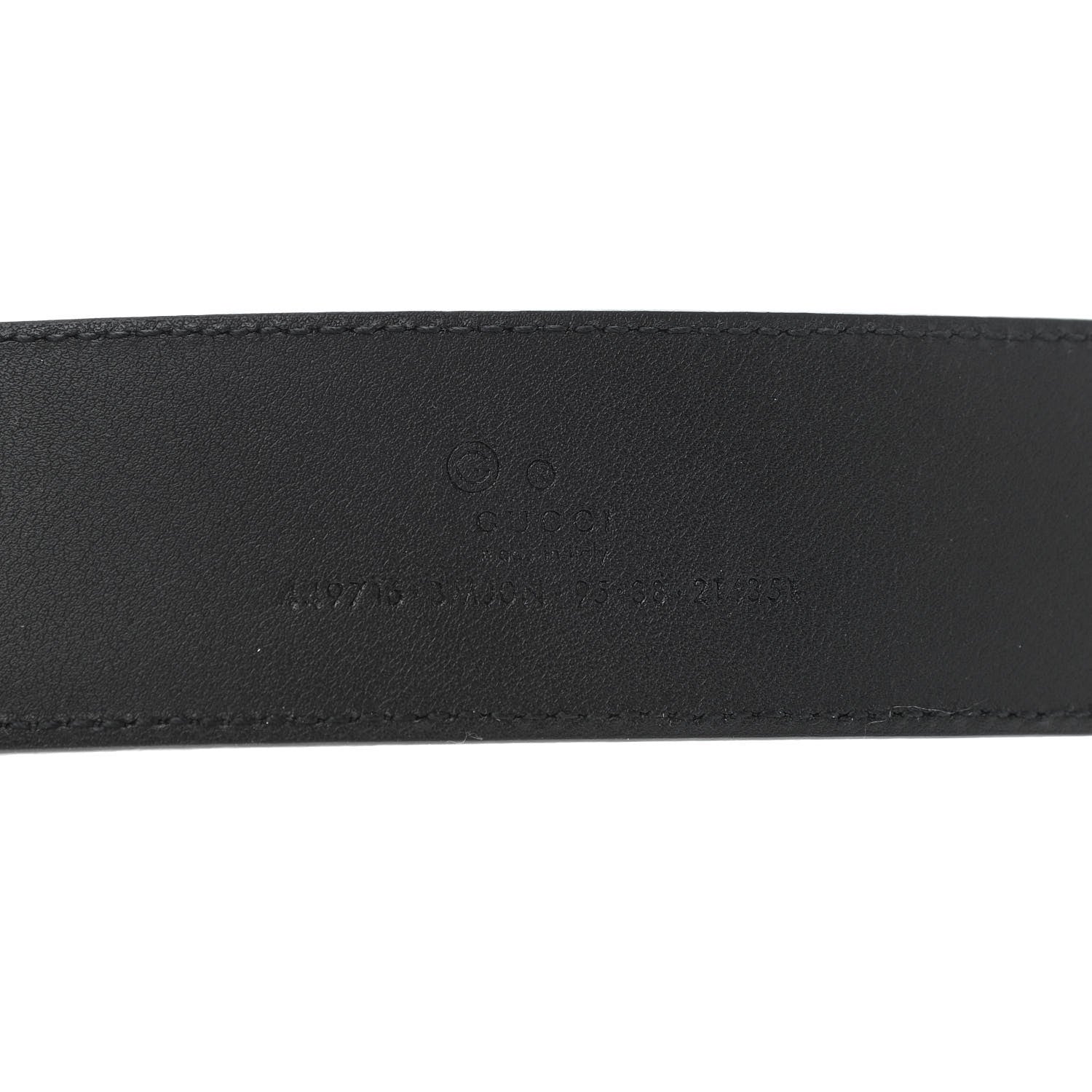 Gucci Microguccissima Belt 95 38 Black 3 of 5