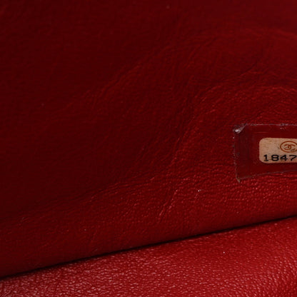 Chanel Patent Quilted Jumbo Double Flap Red 7 of 17