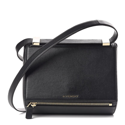 Givenchy Textured Calfskin Medium Pandora Box Crossbody Bag Black 1 of 13