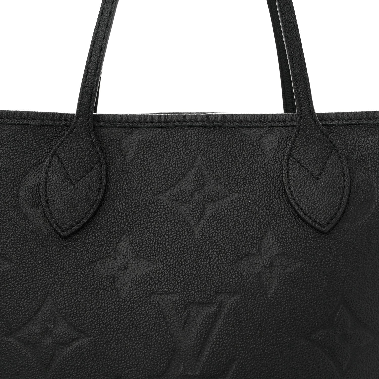 Louis Vuitton Empreinte Monogram Giant Neverfull MM Black 7 of 11