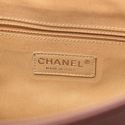 Chanel Washed Lambskin Quilted Medium Chain Around Messenger Brown 6 of 10