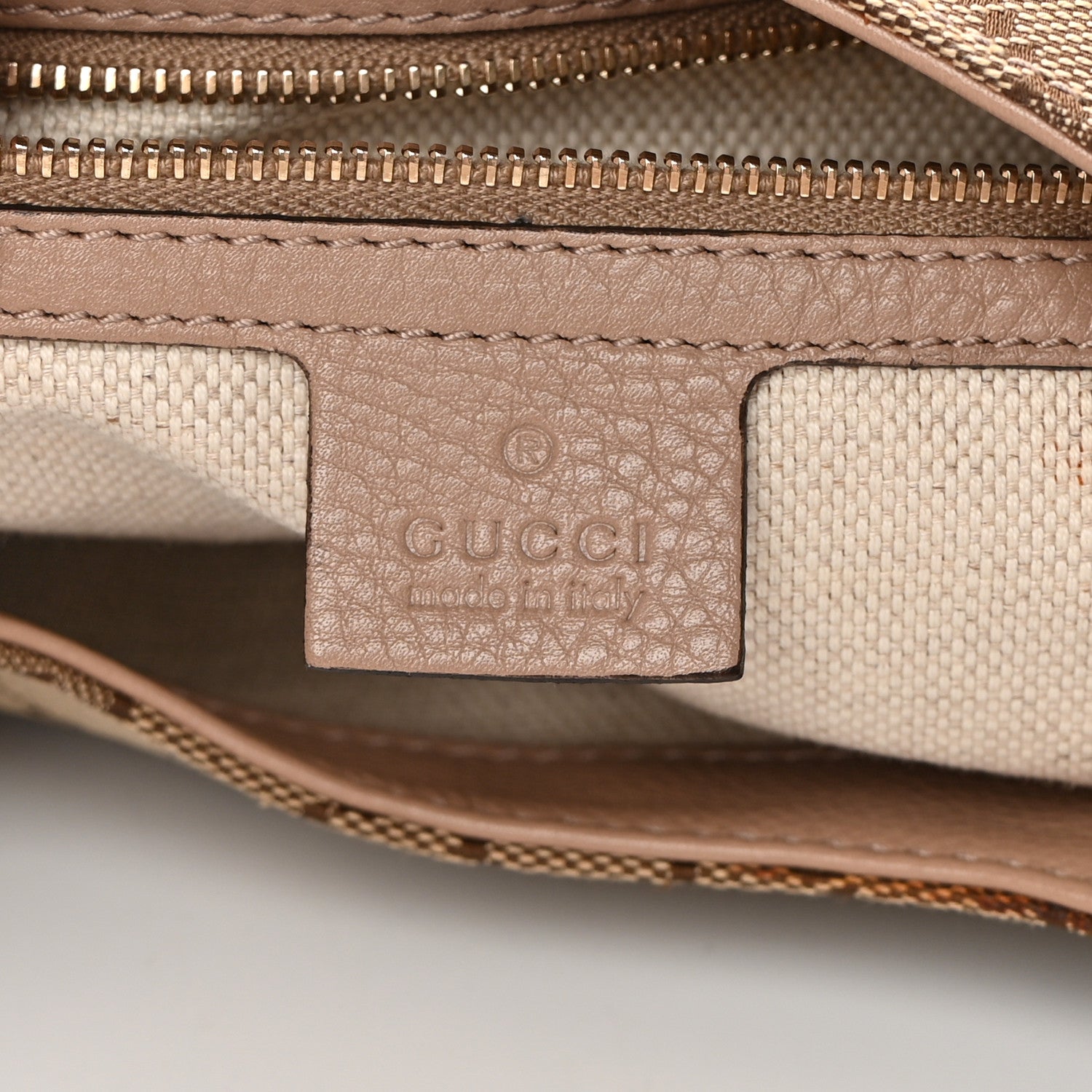 Gucci Monogram Web Medium Dressage Hobo Beige 6 of 13