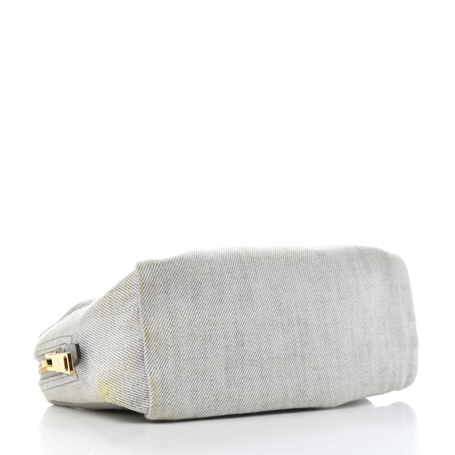 Prada Denim Cosmetic Pouch White 4 of 9