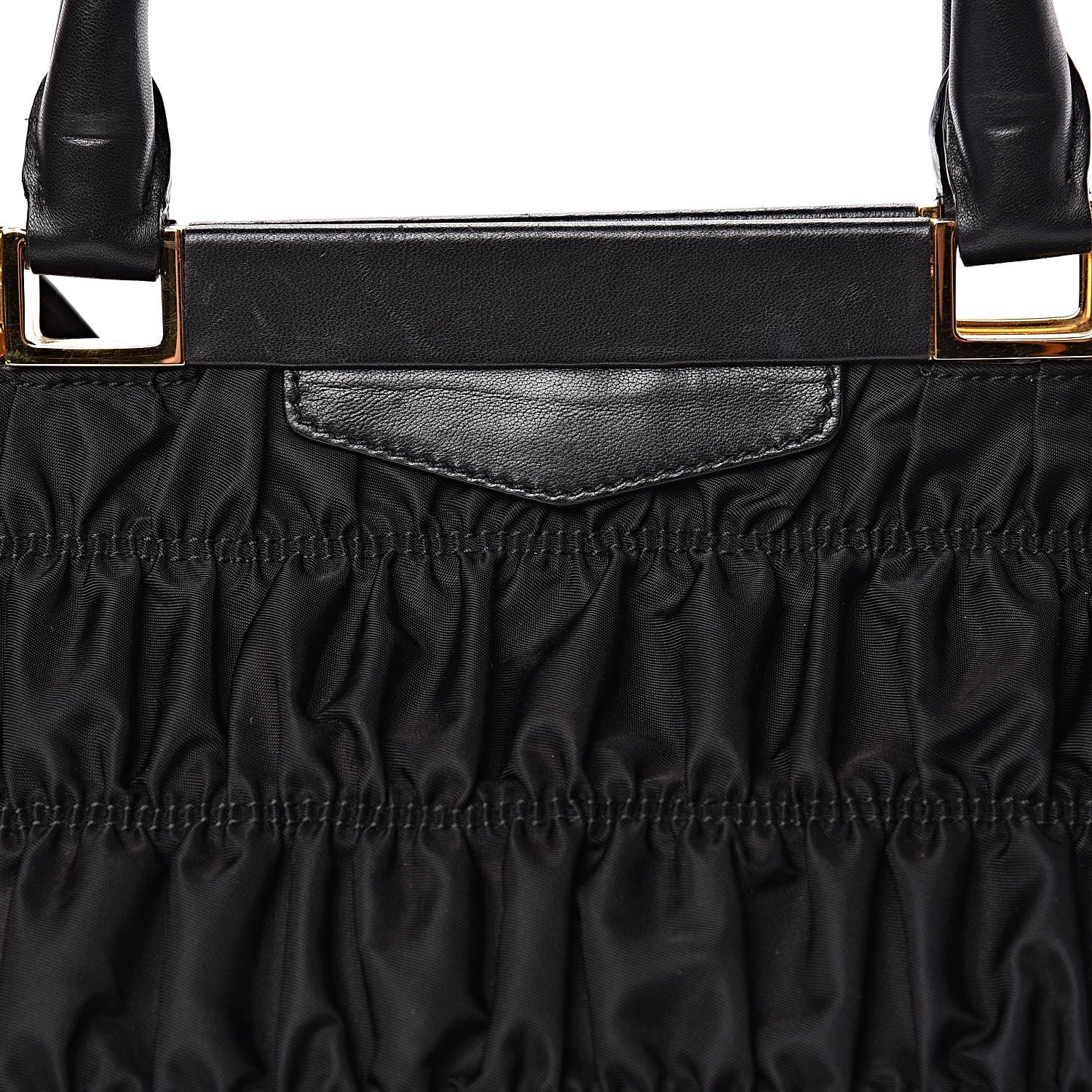 Prada Tessuto Nylon Gaufre Tote Black 10 of 10