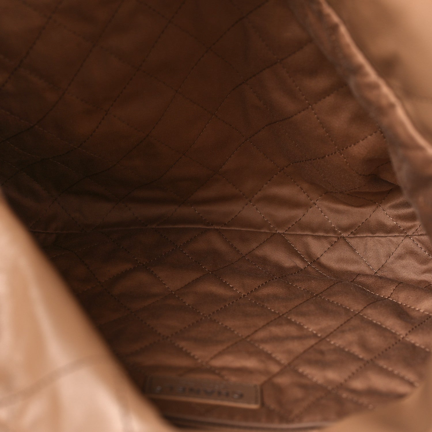 Chanel Shiny Calfskin Quilted Small Chanel 22 Beige 6 of 10