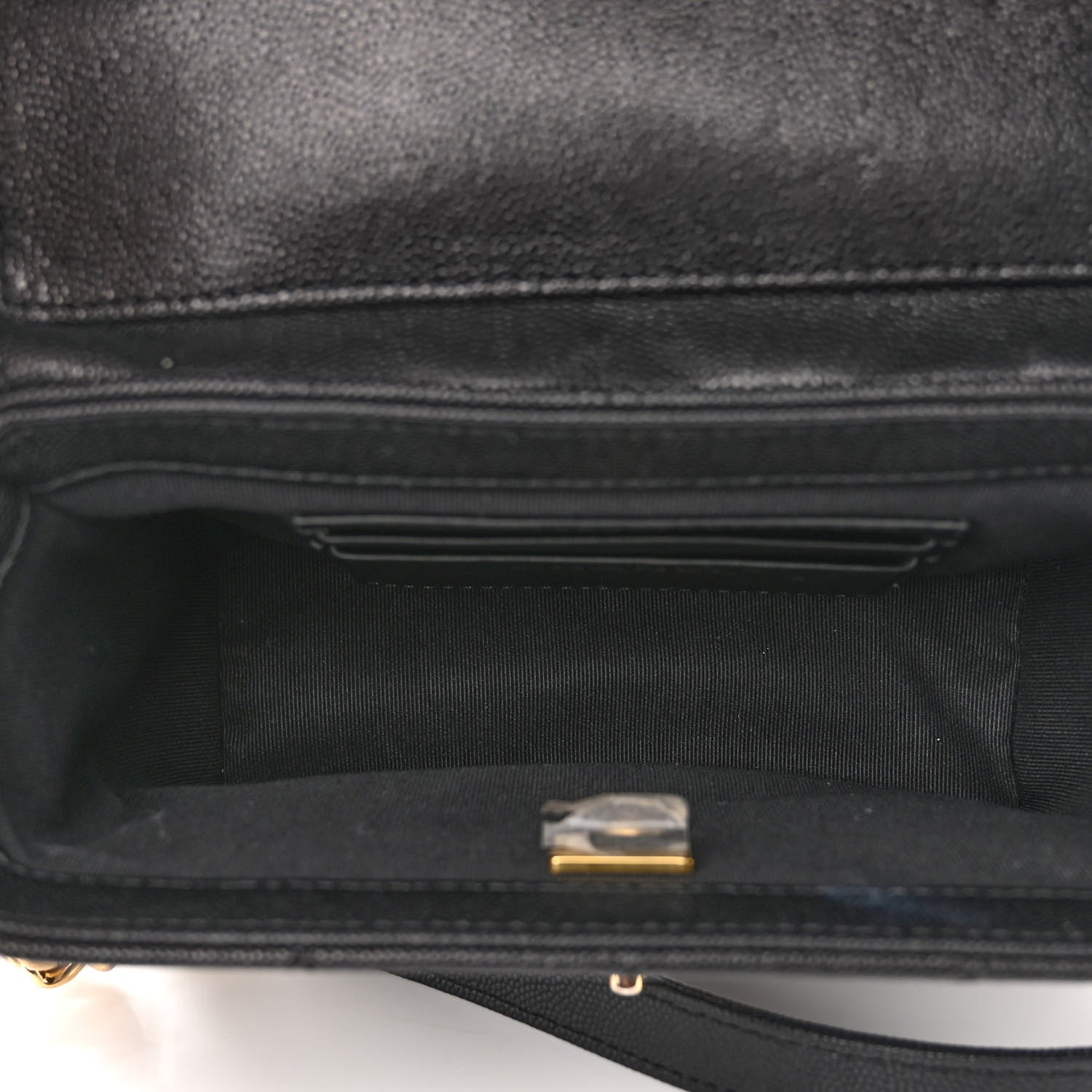 Chanel Caviar Quilted Handy Box Vanity Case Black 5 of 10