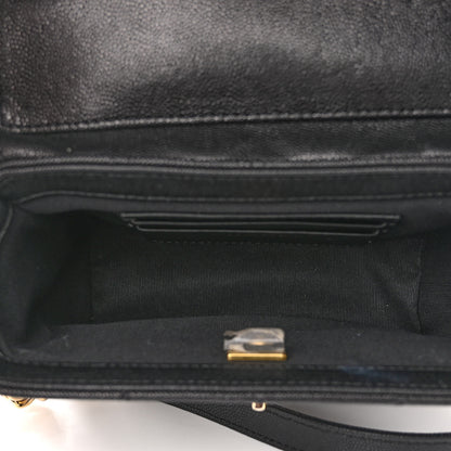 Chanel Caviar Quilted Handy Box Vanity Case Black 5 of 10