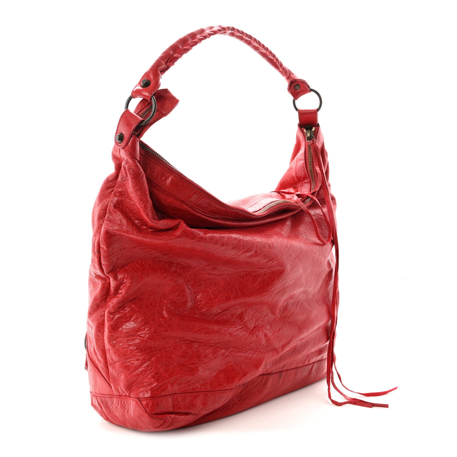 Balenciaga Agneau Classic Hardware Day Hobo Pourpre 3 of 10