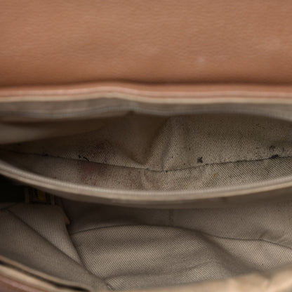 Chanel Caviar Large Half Moon Flap Dark Beige 6 of 15