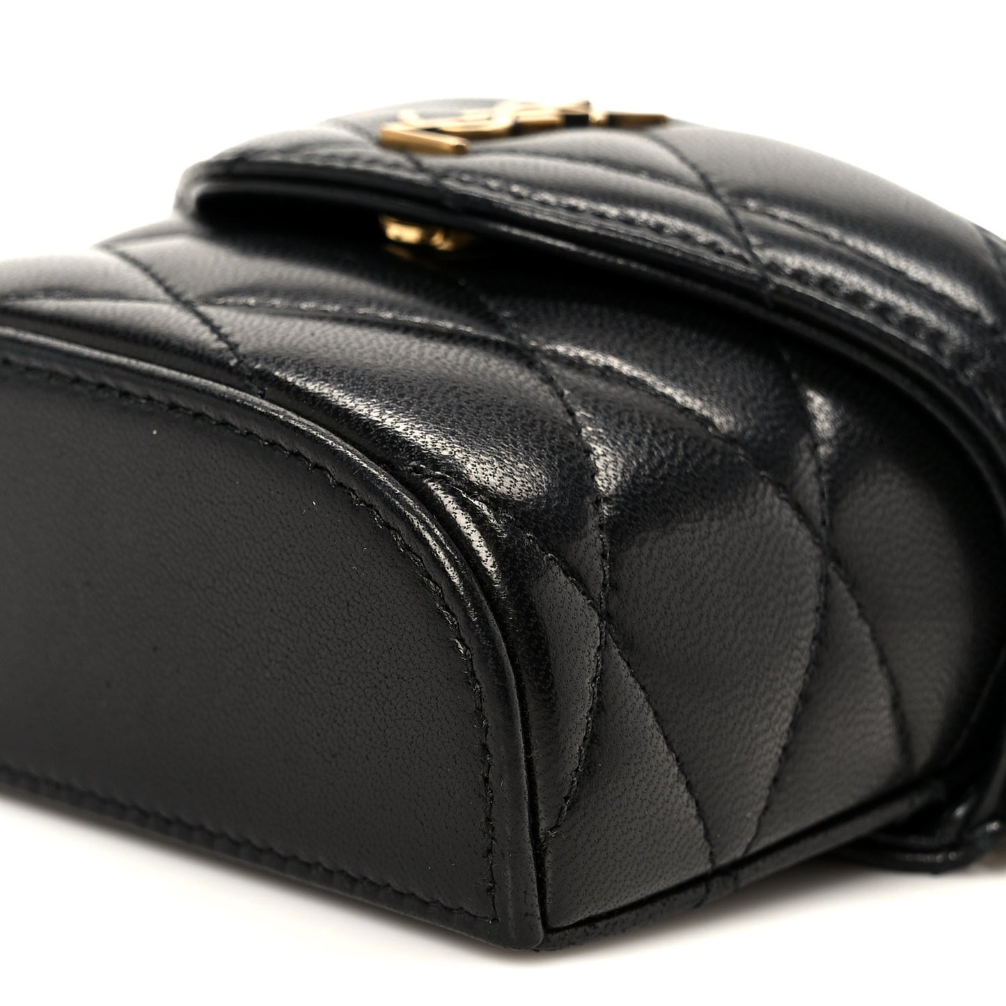 Lambskin Matelasse Monogram June Chain Belt Bag
