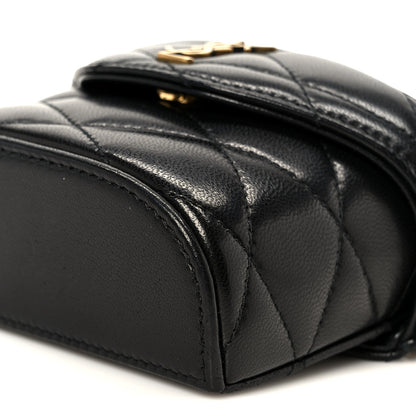 Saint Laurent Lambskin Matelasse Monogram June Chain Belt Bag 9 of 9
