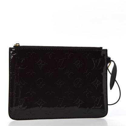 Louis Vuitton Vernis Long Beach Neverfull PM Pochette Amarante 2 of 6